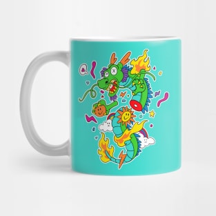 Flying Anime Dragon Mug